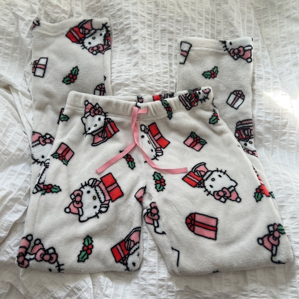 Hello Kitty Fleece Pajama Bottoms